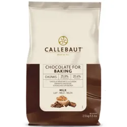 Callebaut Milk Chocolate Bakestable Chunks